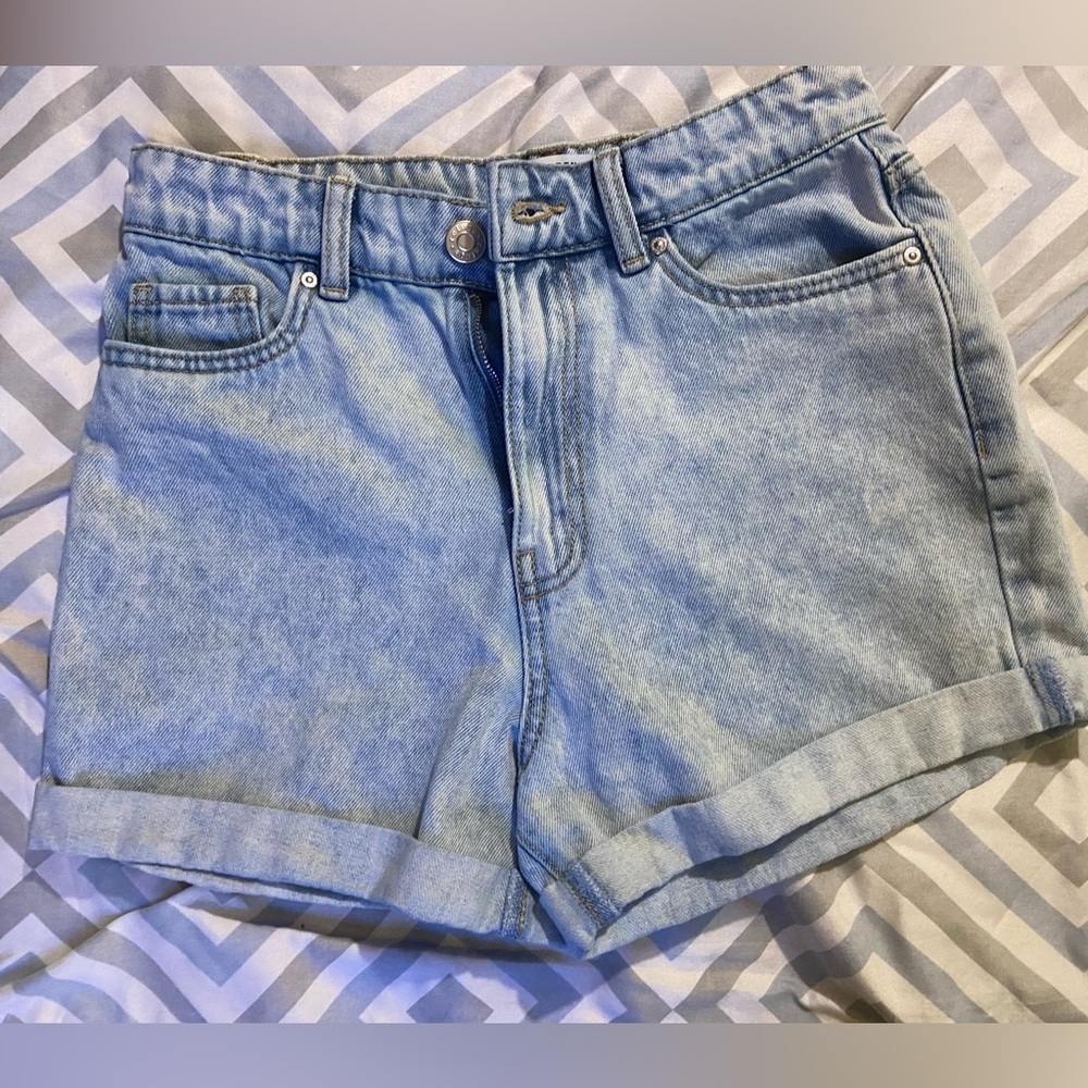 Denim shorts